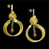 Boucles d'oreilles B-40 pierre de soleil