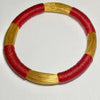 Bracelet PL-108 or et rouge