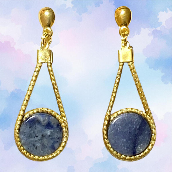 Boucles d'oreilles B-34 Lapis Lazuli
