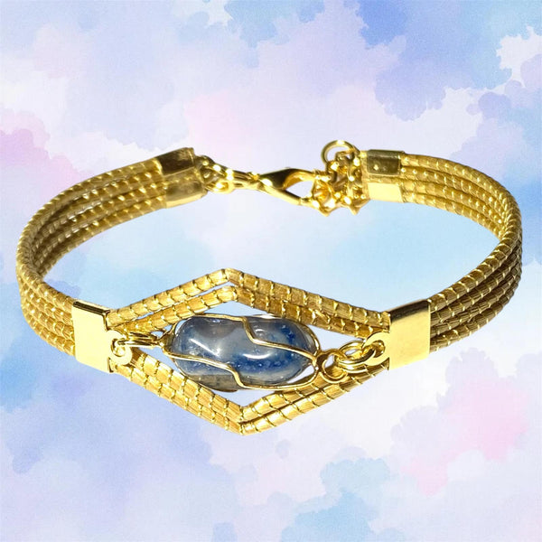 Bracelet P-30 Aventurine bleue