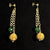 Boucles d´oreilles B-32 Quartz vert