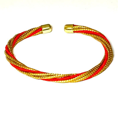 Bracelet P-20 or et rouge