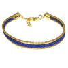 Bracelet fin P-01 bleu marine