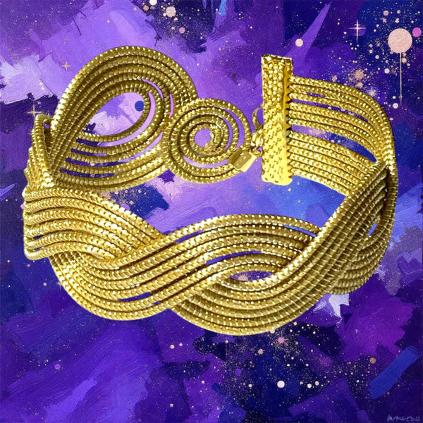 Bracelet PS-200 or végétal