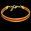 Bracelet fin P-01 rouge