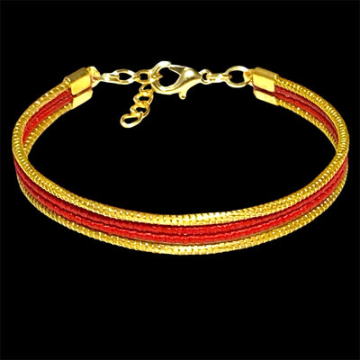 Bracelet fin P-01 rouge