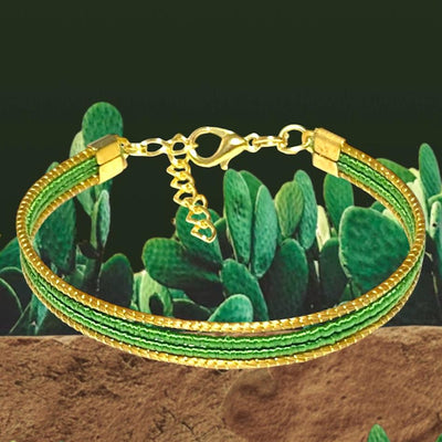 Bracelet fin P-01 vert