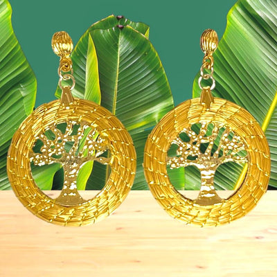 Boucles d'oreilles B-100 arbre de vie