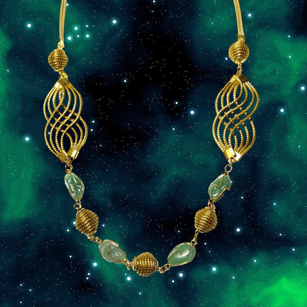 Collier CL470 quartz vert