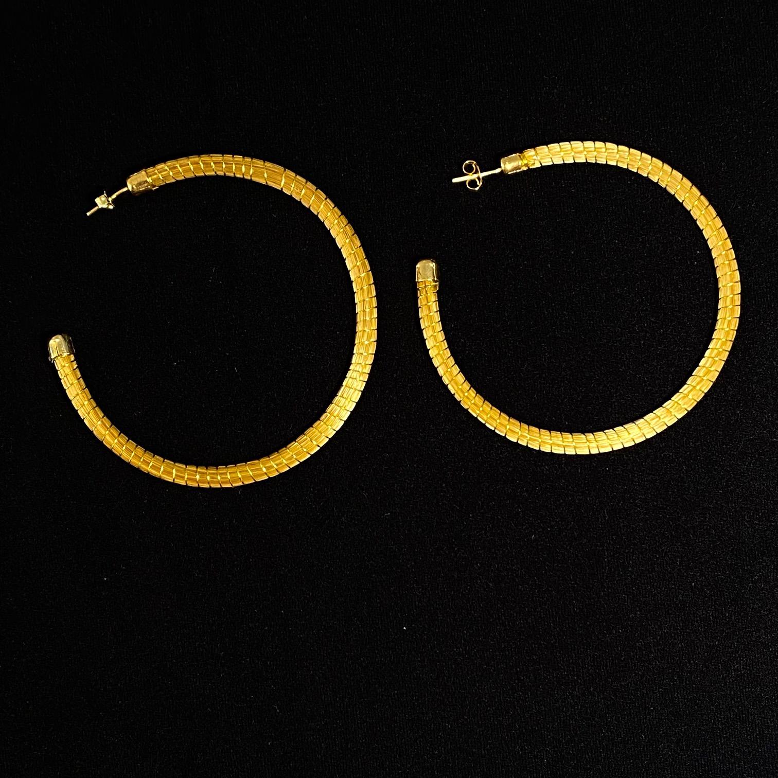 Boucles d´oreilles B-19 diam. 5 cm