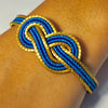 Bracelet PL-85 Or et bleu